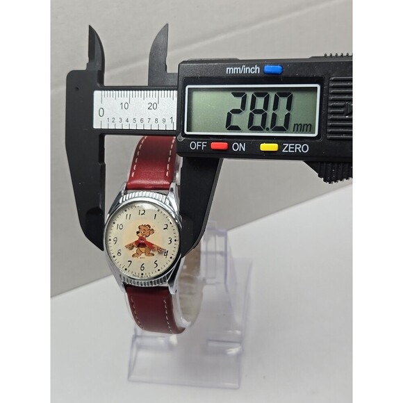Rare Vintage US Time Disney WDP Bongo Bear Manual Wind Mechanical Watch Made USA main image 13